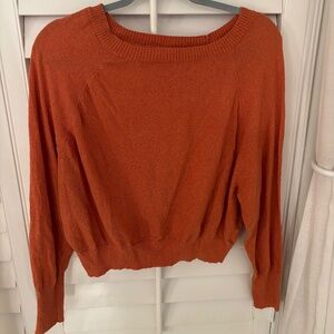 Cropped Orange O'Neill Sweater